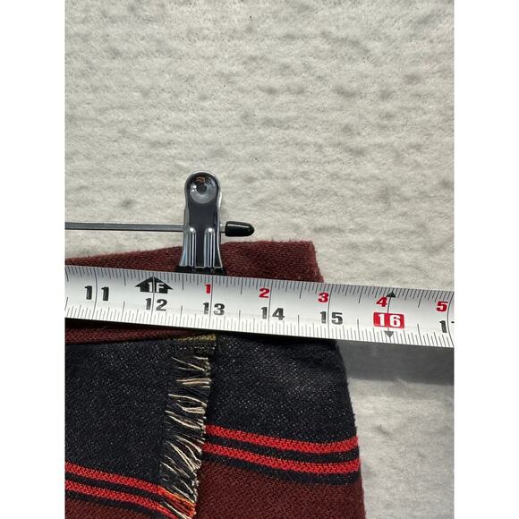 Faux Wrap Mini Skirt Size 4 Wool Blend Southwestern Aztec Ann Taylor Loft - Picture 4 of 9